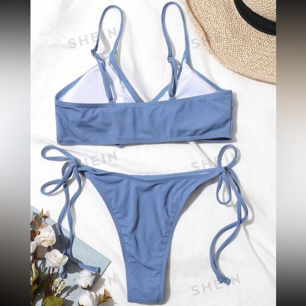 Dusty Blue bikini set - Picture 3 of 3